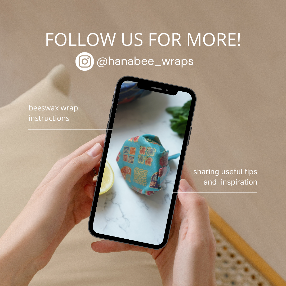 Shiba Navy & sushi, Set of 4 Beeswax Food Wraps