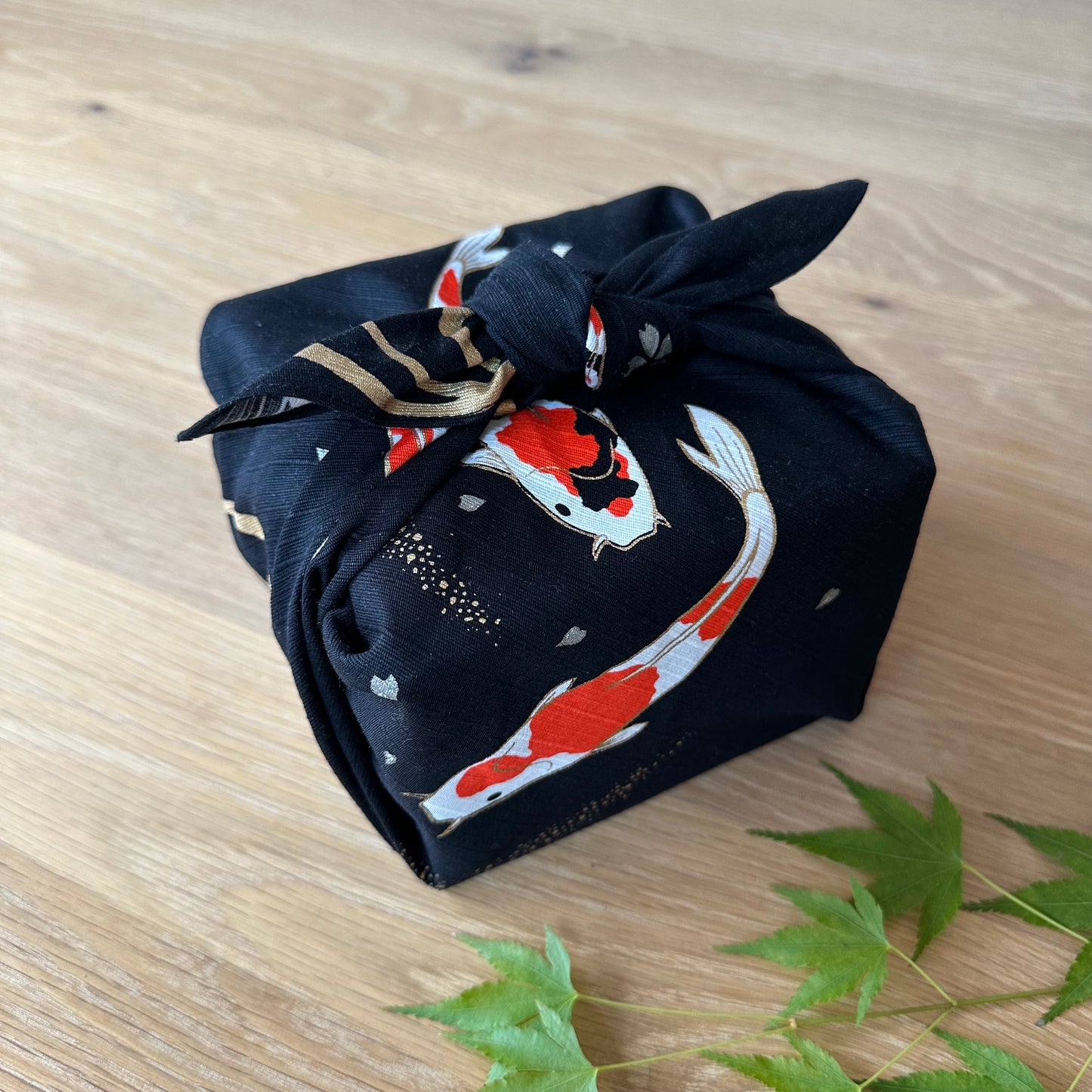 Koi with gold, Furoshiki Gift Wrapping, 50 x 50cm