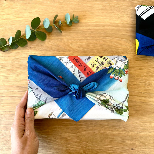 Hiroshige Furoshiki Gift Wrapping, 50 x 50cm