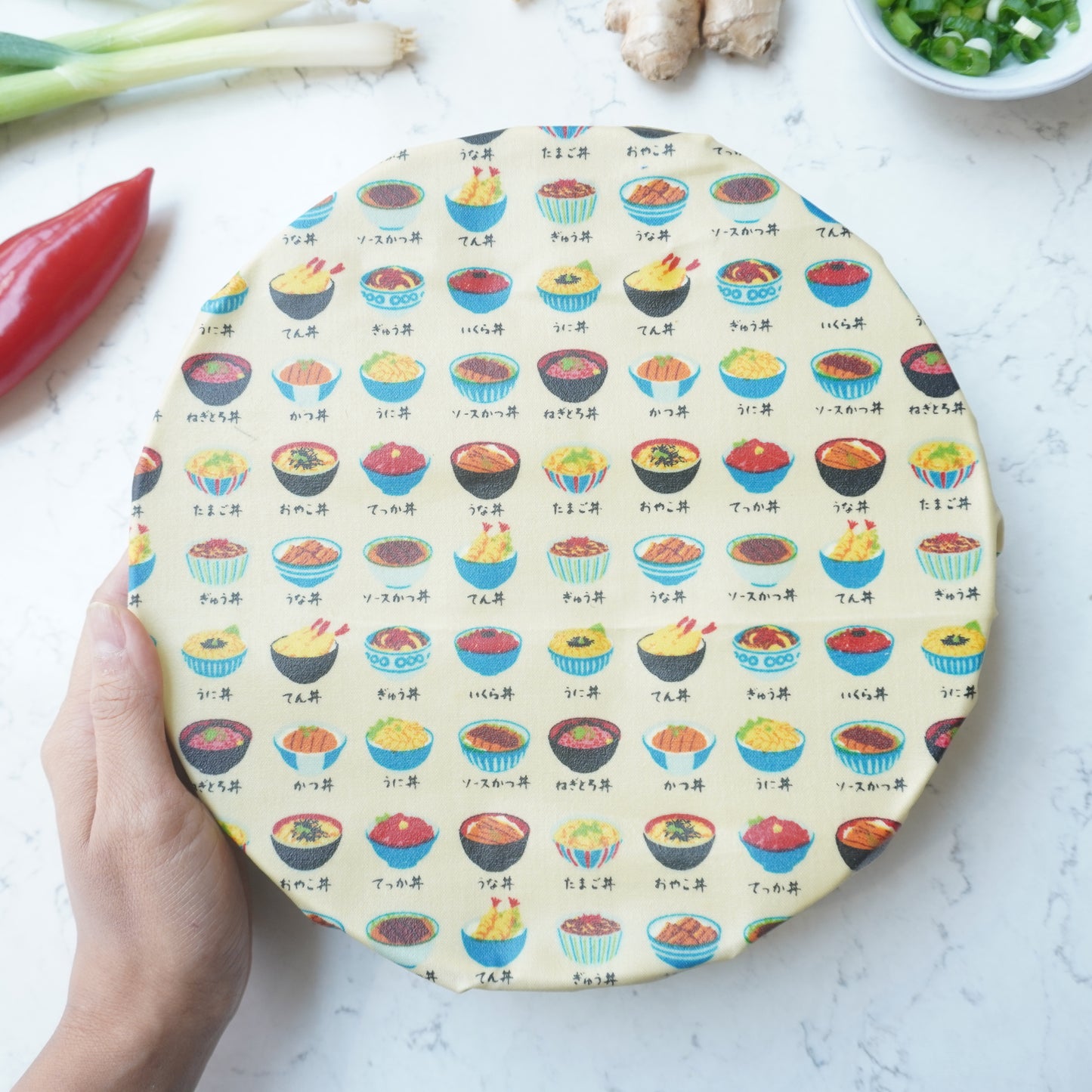 Donburi, set of 4 beeswax wraps