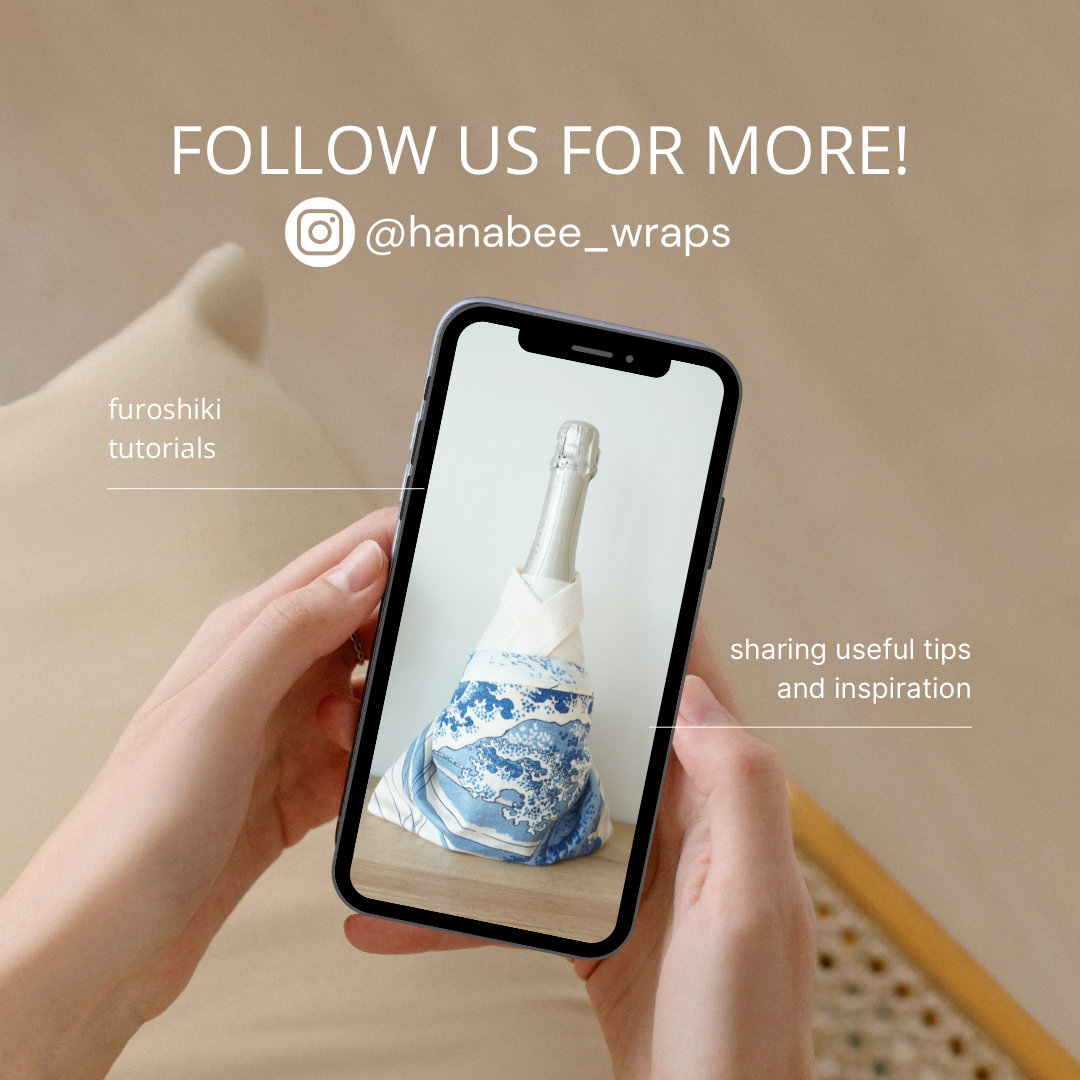 Japanese Furoshiki Cloth – Cat and Moon Gift Wrap (50×50cm)