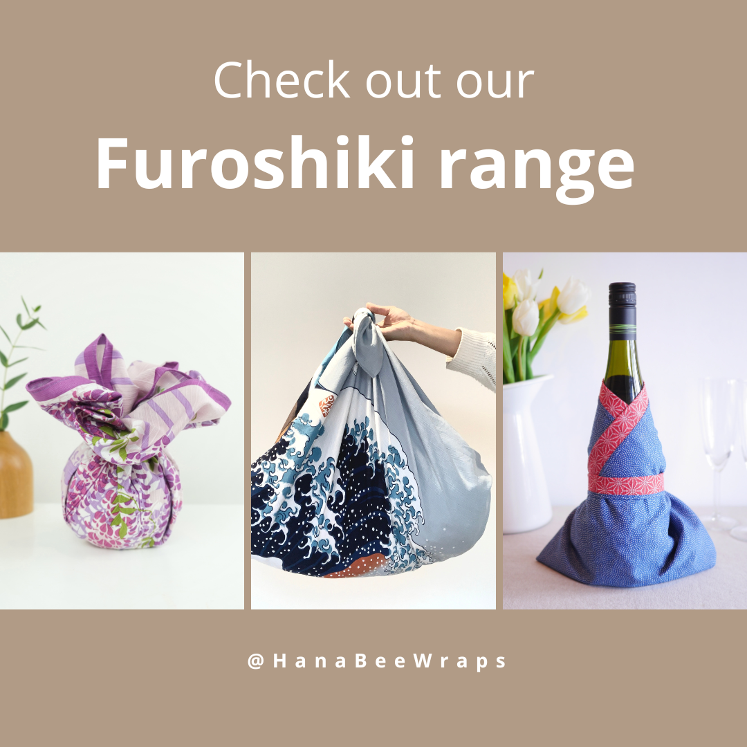 Large Furoshiki, Navy Crane, Furoshiki Bag, 90 x 90cm