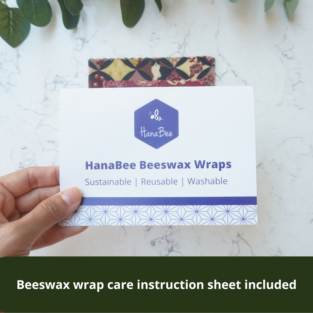 Fukubukuro, Set of 2 Beeswax Food Wrap (small & medium)