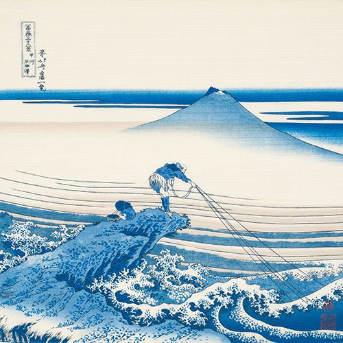 Hokusai Furoshiki, Kajikazawa in Kai Province, 50 x 50cm