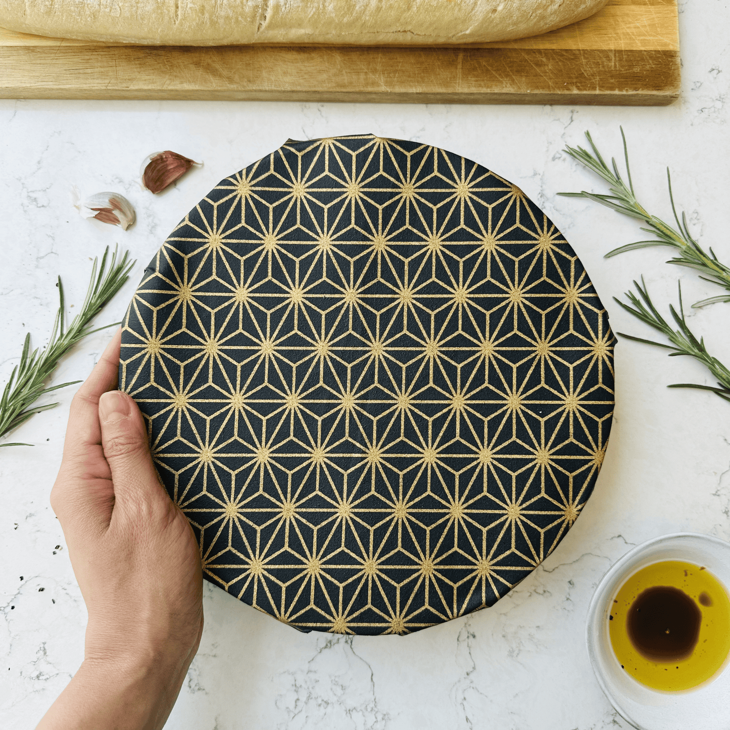 Japanese Goldfish, Kingyo, Set of 4 Beeswax Food Wraps