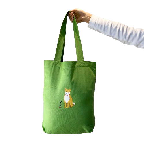 Shiba Inu face, Canvas Tote Bag