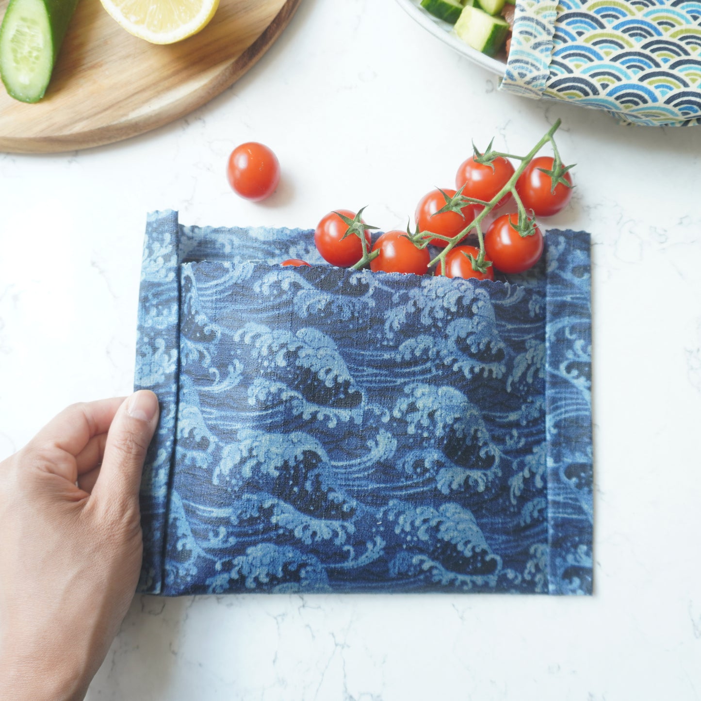 Nami, set of 4 beeswax wraps