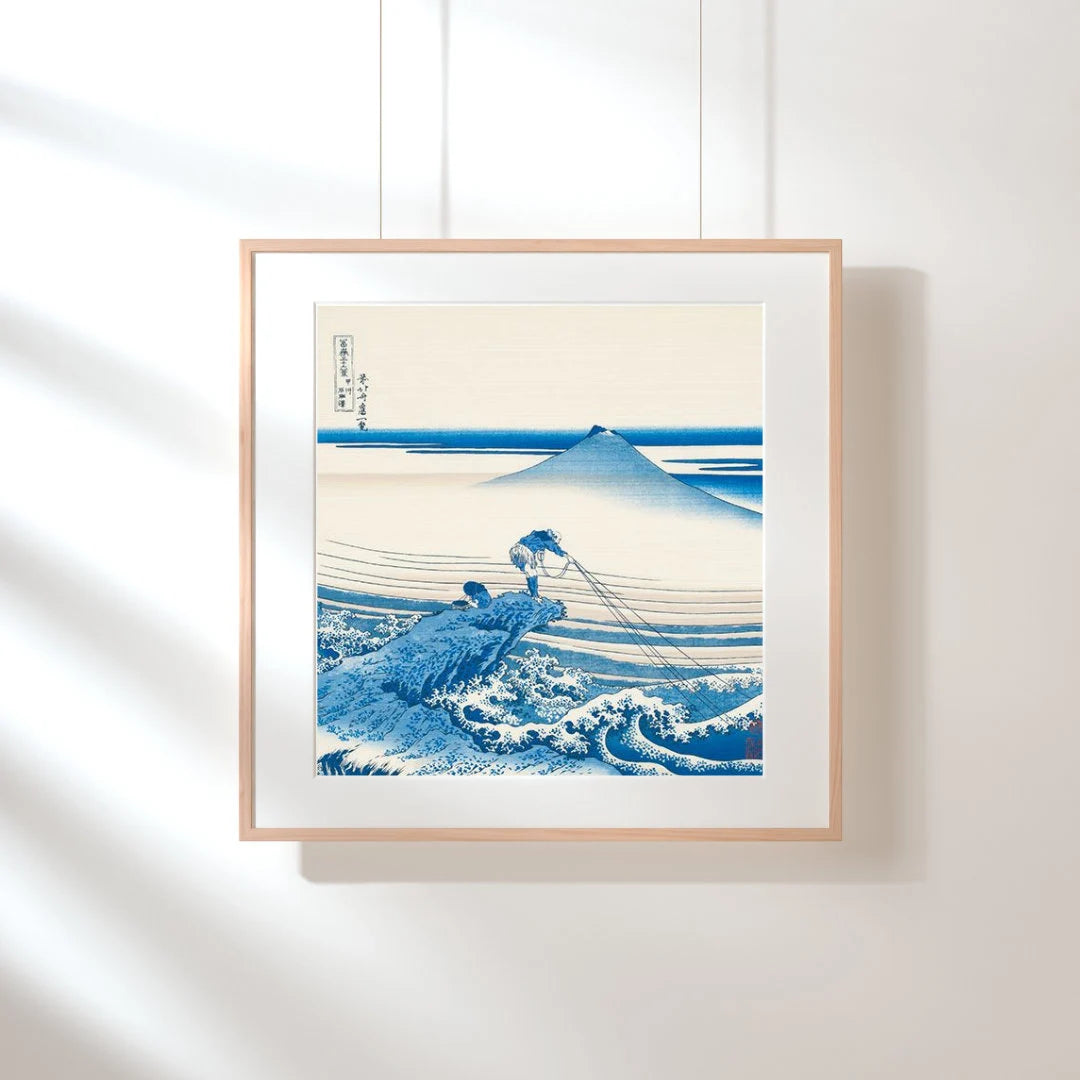 Hokusai Furoshiki, Kajikazawa in Kai Province, 50 x 50cm