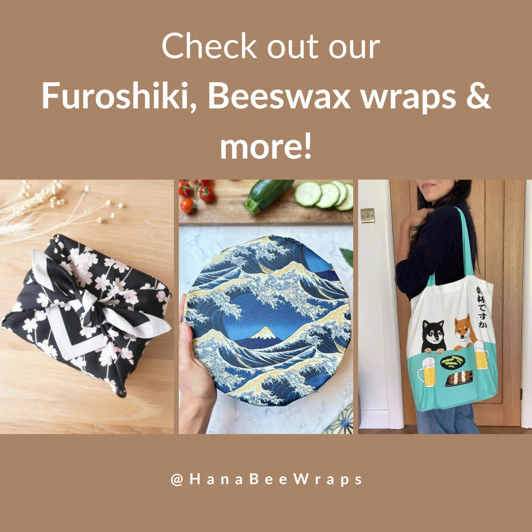 Tenugui Wall Art, Japanese decor, Mt Fuji and four seasons,  34cm x 90cm (13.4” x 35.4”)