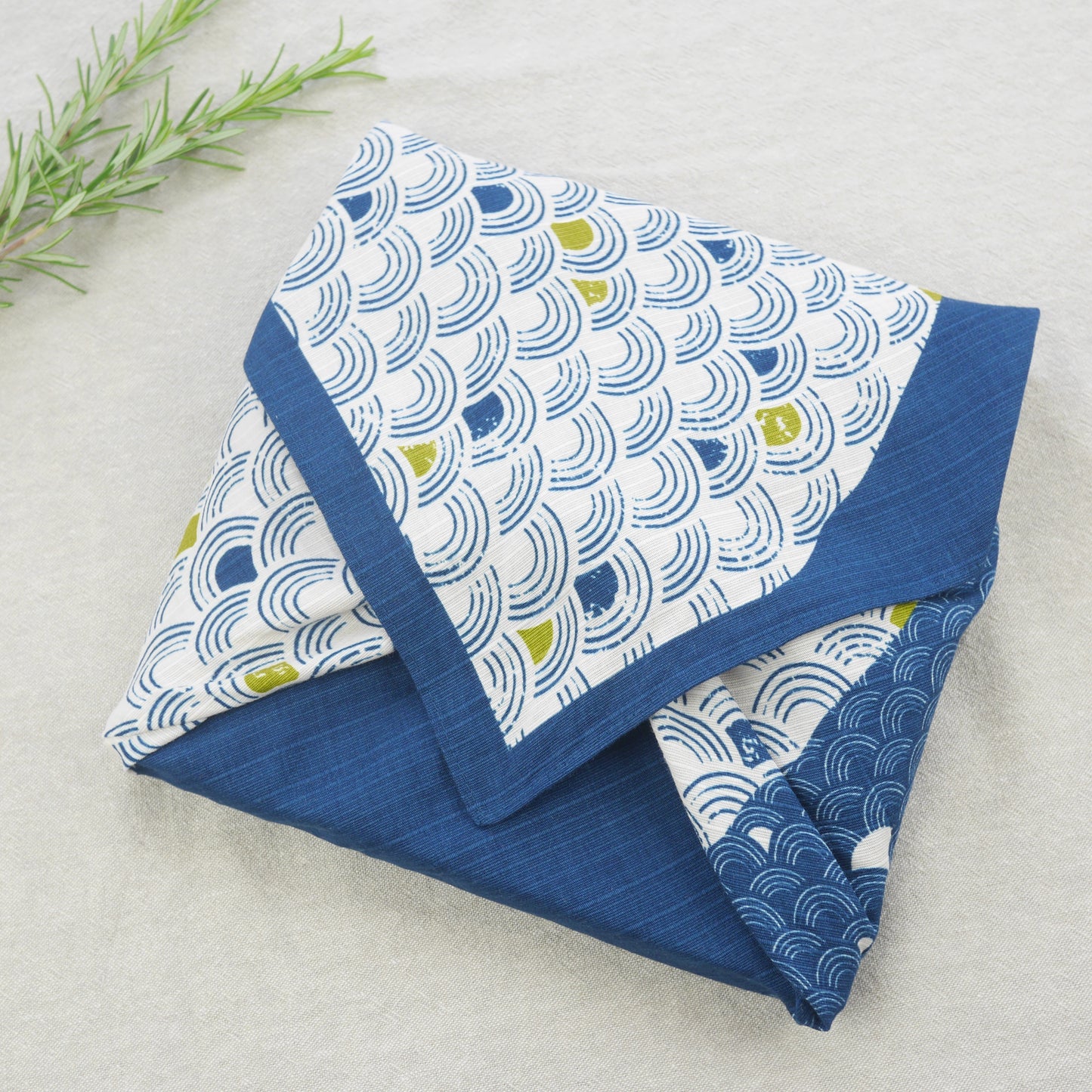 Blue Wave Furoshiki, 50 x 50cm