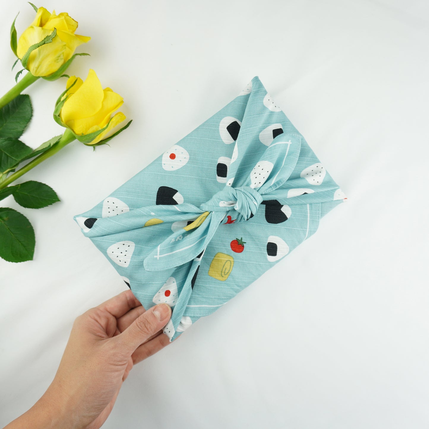 Onigiri Furoshiki, Japanese Wrapping Cloth, Furoshiki Wrapping, Onigiri, 50cm x 50cm