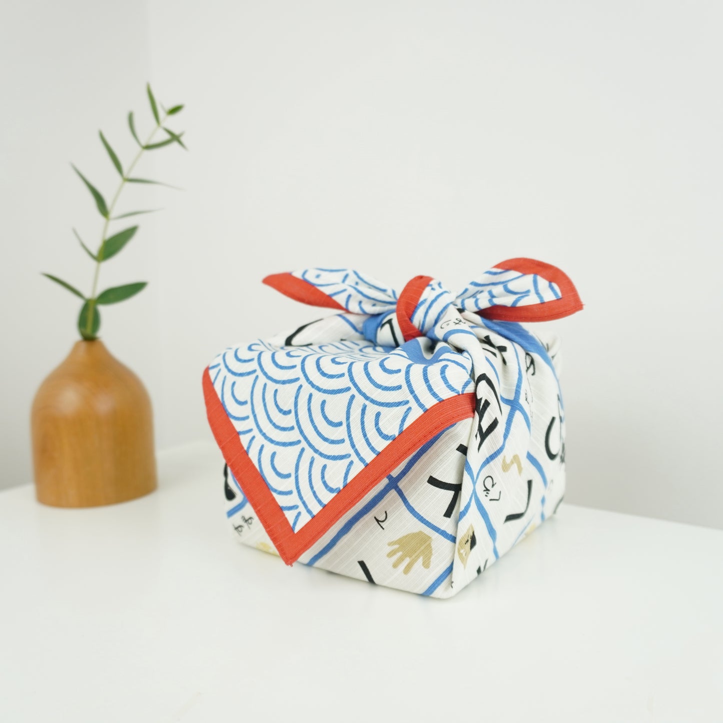 Japanese Alphabet, Hiragana, Furoshiki Gift Wrapping, 50 x 50cm