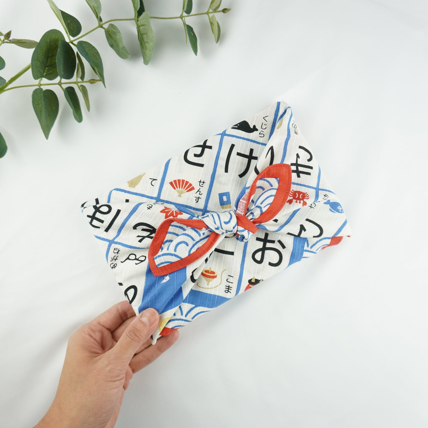 Japanese Alphabet, Hiragana, Furoshiki Gift Wrapping, 50 x 50cm