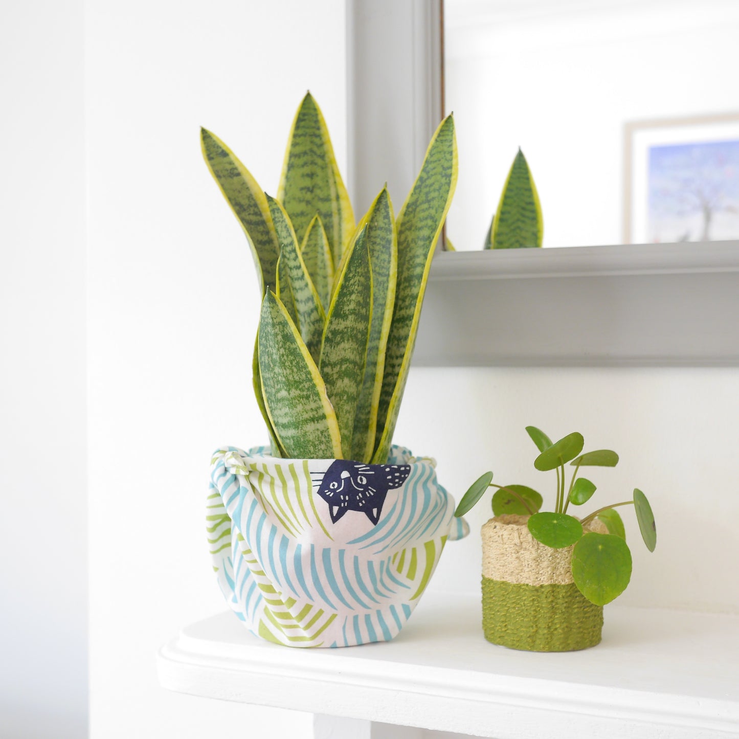 Cats & Birds by kata kata, 45 x 45cm