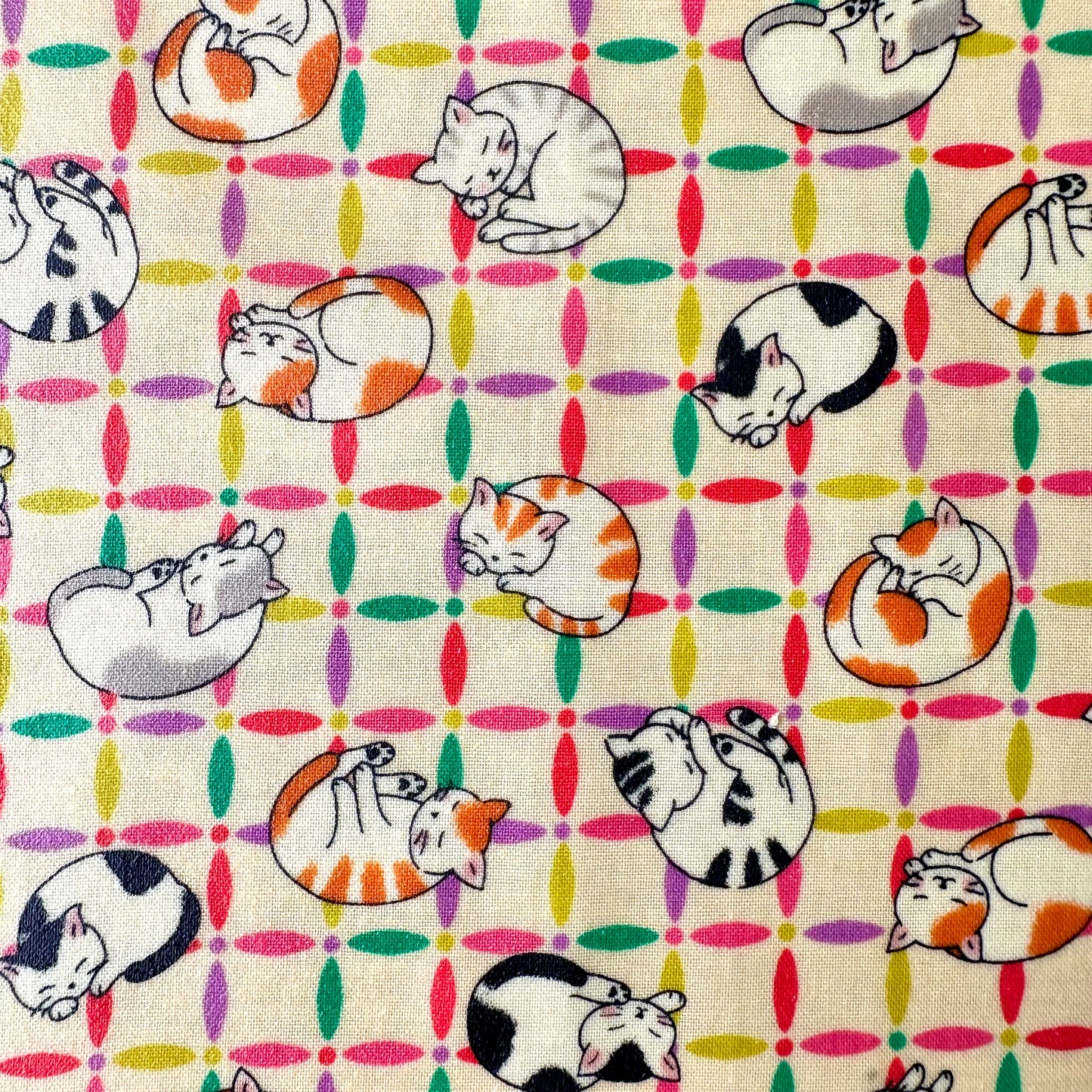 Japanese Cat, Set of 4 Beeswax Food Wraps