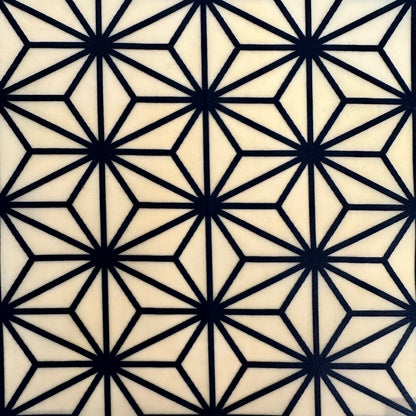 Koi fish, Navy, Set of 4 Beeswax Food Wraps