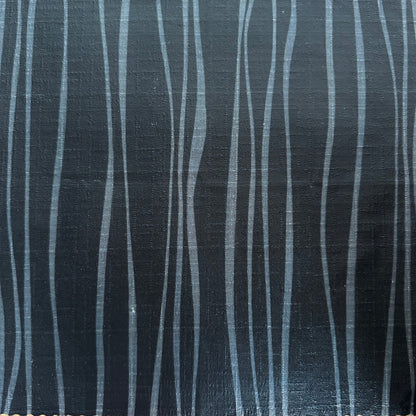 Japanese kimono stripe, Black and white, Minimalist, Set of 4 Beeswax Food Wraps