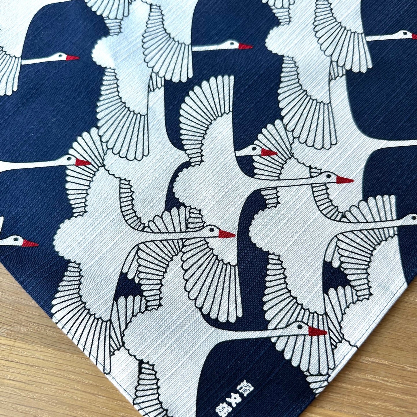 Navy Crane, Furoshiki Gift Wrapping, 50 x 50cm