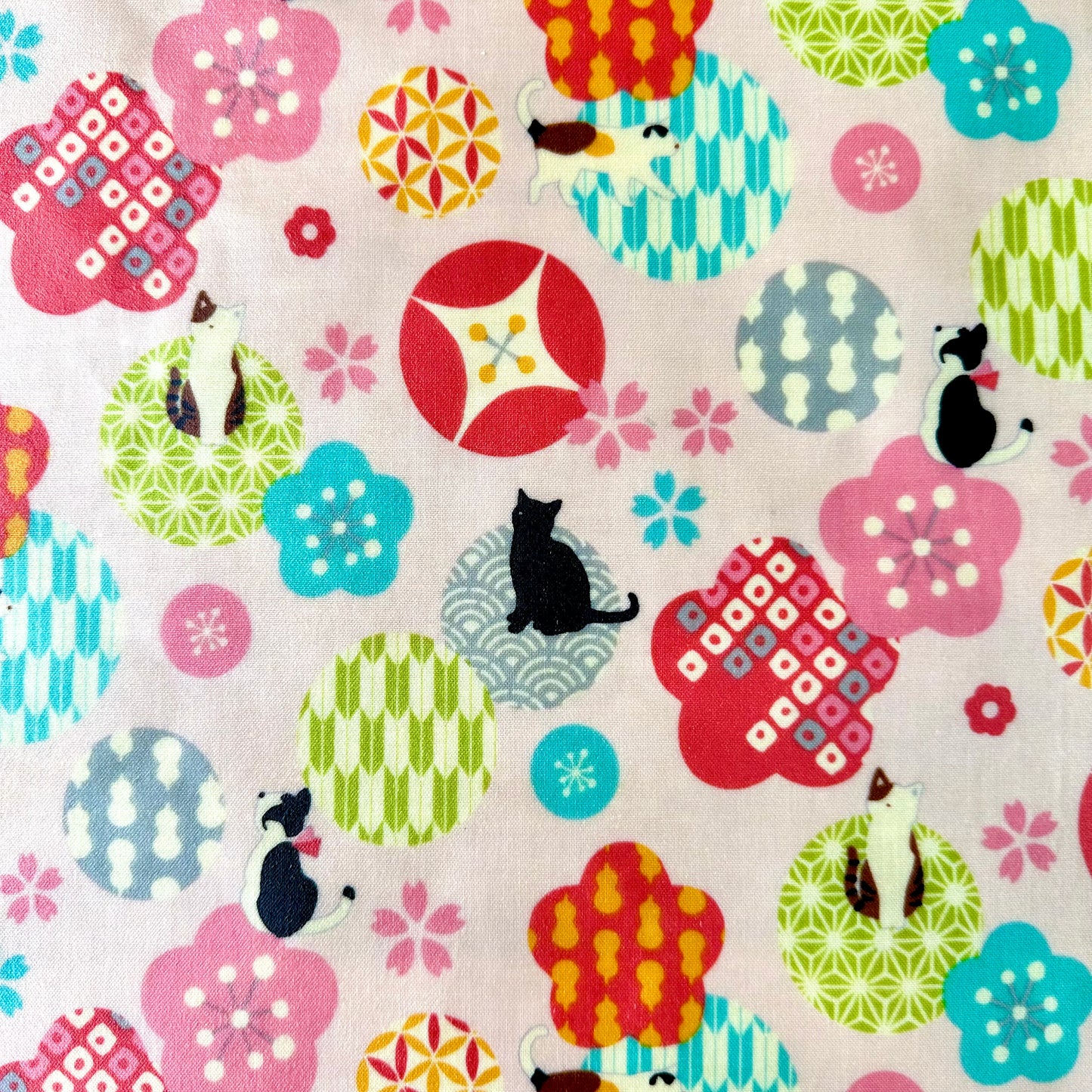 Japanese Cat, Set of 4 Beeswax Food Wraps