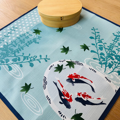 Green Koi, Furoshiki Gift Wrapping, 50 x 50cm
