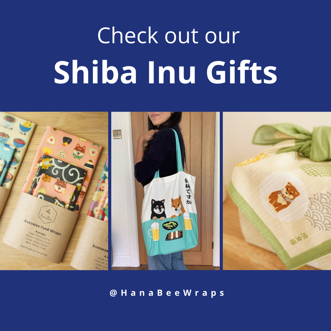 Shiba Inu Great Wave, Canvas Tote Bag