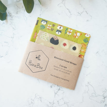 Shiba Inu pattern, Reusable beeswax food wraps., sandwich wrap, Eco friendly Christmas Gift