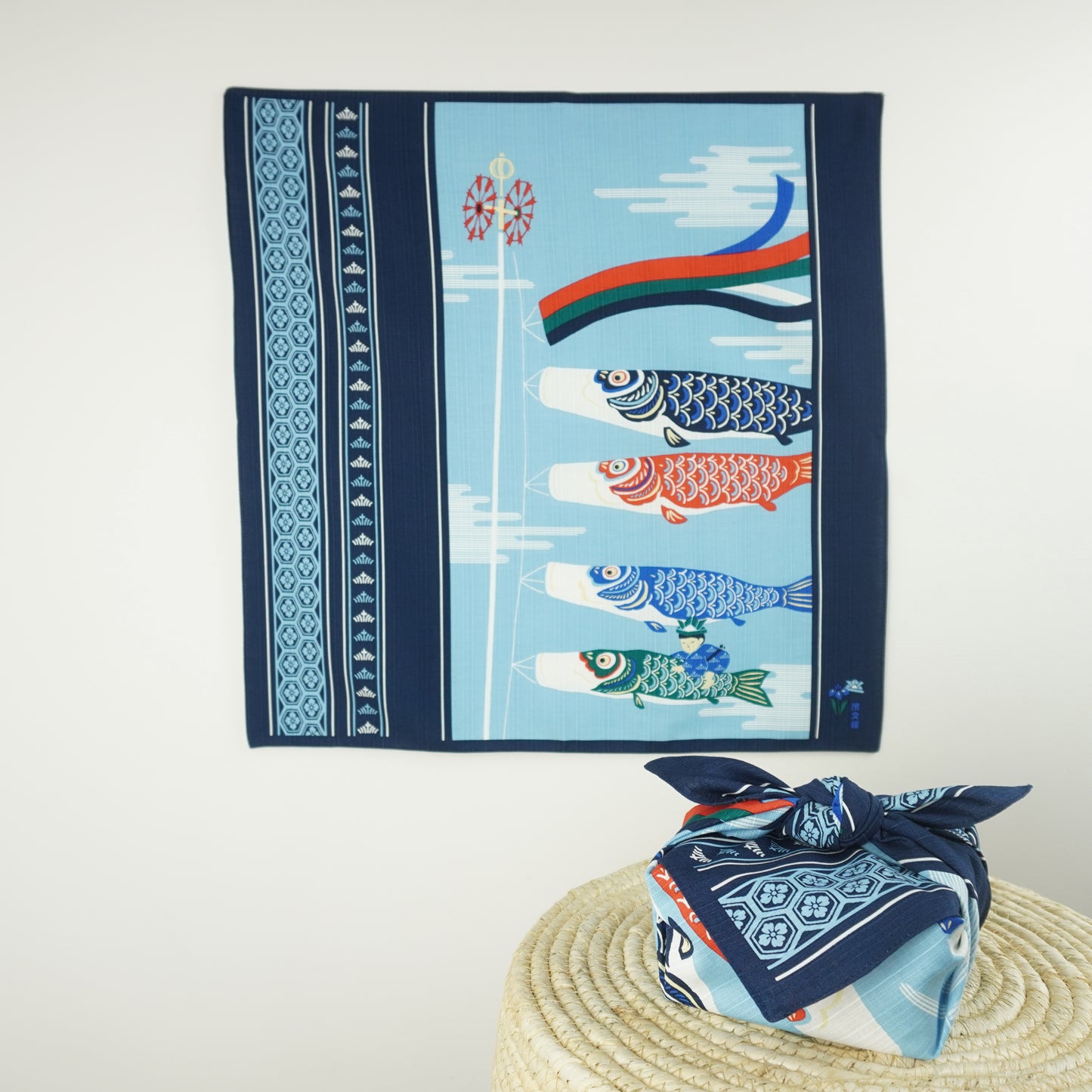 Furoshiki, Japanese Wrapping Cloth, Furoshiki Gift Wrap | Koi Nobori, 50cm x 50cm