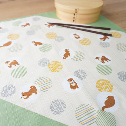 Shiba Furoshiki, Japanese Wrapping cloth, Furoshiki Gift Wrap, Shiba Inu, 50cm x 50cm