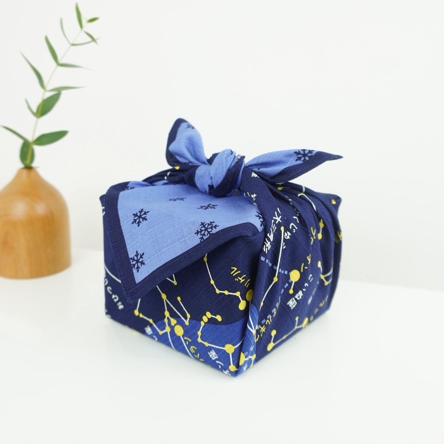 Furoshiki, Japanese Wrapping Cloth, Furoshiki Gift Wrap | Star Map, Japanese Letters, 50cm x 50cm