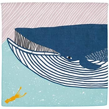 Blue Whale by kata kata Furoshiki, 50 x 50 cm